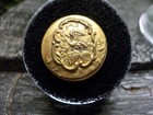 Old Rare Vintage Antique War Relic Illinois State Seal Vest Button Free Case