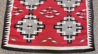 Vintage 1920s Navajo Rug Interlacing B w Motif  Just Professionally Cleaned