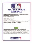 Desmond Jennings Double Game Used Hit  330 Baseball Tampa Bay Rays Mlb Authentic