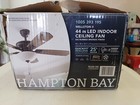 Hampton Bay Rothley Ii 52 In  Indoor Led Bronze Ceiling Fan With Light Kit