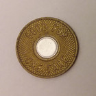 New York City Transit Authority Good For One Fare Token 23mm