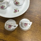 Vtg Miniature Tea Set Porcelain Price Products Pink Roses