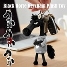 Cute Plush Pony Keychain Bag Pendant Car Key Ring Gift