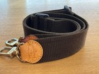 Louis Vuitton Adjustable Shoulder Strap Canvas Brown Gold Logo For Keepall  Auth