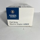 Business Source Electric Stapler 25 Sht 210 Cap  35mm Throat Black 62829 New