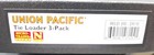Micro Trains Union Pacific Tie Loader 3-pack Mow Work Train Set 99301890 N Scale