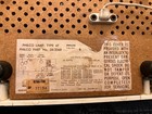 Nice Vintage Philco Predicta H765 124 Vac Tube Am Clock Radio-works
