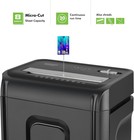 High-security 8-sheet Micro-cut Paper And Credit Card Shredder