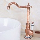 Antique Copper Single Handle Deck Mount Bathroom kitchen Sink Faucet Mixer Taps