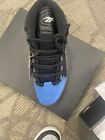 Reebok Allen Iverson Question Mid Men   s Size 10 Black And Blue 
