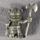 Tinn Per Pewter Troll Vtg Viking Figure W  Ax   Sword   Made In Norway 1 5 