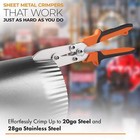 5-blade Sheet Metal Crimper     Crimp 24 Gauge Steel And 28 Gauge Stainless Steel