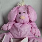 Vintage 1986 Puffalump Puppy Dog Fisher Price  8003 Pink Stuffed Plush Toy Shirt