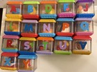 Fisher-price Peek-a-blocks Alphabet A-z Incomplete Set-23 Sensory Toddler Toys