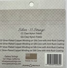 Galaxy Oud Silver Strings  Clear Nylon And Silver Wound  Cc Tuning  Made In Usa 