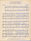 Nice Looking Vintage Bye Bye Baby From Gentlemen Prefer Blondes Sheet Music