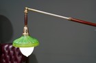 Antique Dental Swing Arm Light Medical Lamp Acorn Shade Oc White Faries Era Vtg