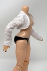 Rainbow High Color Create Airbrush Doll Outfit White Jacket Crop Top Bolero Coat
