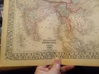 1874 Mitchell s Map Of India  China  Tibet  c  Nice  12 By 15 Inch Colored Map