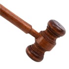 Brown Handmade Wooden Gavel  Vintage Judge Gavel  Auction Gavels  Props And Clot