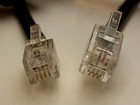 12  Telephone Handset Receiver Cord Phone Curly Coil Cable 4p4c Rj22 - Black