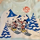 Disney Baby Mickey Mouse Let It Snow Skiing Sweatshirt Light Blue 12 Months