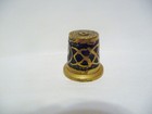Thimble Vintage Heavy Solid Brass India Harp  With Designs In Hi-relief