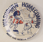 Vintage 1975 Washburn High School Homecoming Football Pinback Button