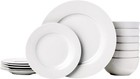 18-piece Porcelain Kitchen Dinnerware Set Plates Dishes  bowls Service For 6 Us