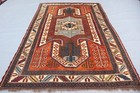 5 7 X 8 2 One Of A Kind Unique Caucasian Antique Rug   Tribal Persian Style Rug
