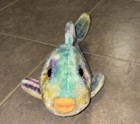 Vintage 1950 s 1960 s Steiff Mohair Tropical Fish Flossy W  Button