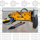 Wolverine 750 Hydraulic Hammer breaker Skid Steer Attachment Bobcat  Cat Case