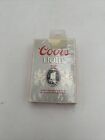 Vintage Coors Light Beer  Playing Cards Made In Usa - New Sealed