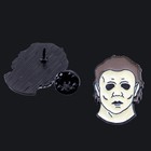 Halloween Inspired Michael Myers Mask Enamel Pin Horror Free Shipping In The Usa