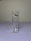 Set Of Four  4  Heineken 16 Oz 9  Glass Pint Beer Glasses Authentic Gift New Set