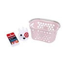 Target Light Pink Toy Shopping Basket Set With Toy Phone And Mini Dog Bag New