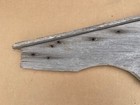 Wonderful Antique Wood Pediment Architectural Salvage Weathered Gray 32x8 Pine