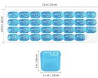 Monthly Pill Organizer Box Case 31 Day  Pill Case Medicine Container Travel us