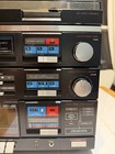 Sanyo Stereo cassette turntable- Stereo Music System Gxt 220   Vintage