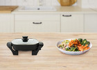 8-inch Nonstick Handy Electric Skillet With Glass Lid Free Shipping