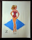 Vintage 1977 Mattel whitman Ballerina Barbie Paper Dolls  1993 - Uncut unused