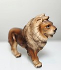 Vtg Ceramic Lion Figure Figurine Vintage Statue - 8 x 5 