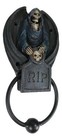 Rip Grim Reaper Door Knocker Resin Statue Figurine 8 1 2 h Skeleton Handpainted