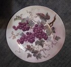 Vintage 1990s Tuscan Style Grape Decorative Plates  Set Of Three