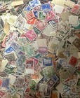 Ws300  6 Packs Of 50  Different Small World Stamps  300  Total 