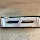 Cross Classic Century Blue Ballpoint Pen With Gold Trim 2402 Bp With Box