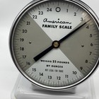 Vintage American Family Kitchen Food Scale White 25lb
