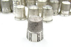 Size6 Simons Bros  Sterling Silver Scroll Thimble No Holes-dents Vintage Antique