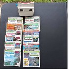 Vintage Gaf View-master Viewer And 11 Disney World Seaworld Florida Reel Packets