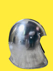 Medieval Steel Knight Helmet   Crusader Armor   Larp Cosplay   Sca Reenactment